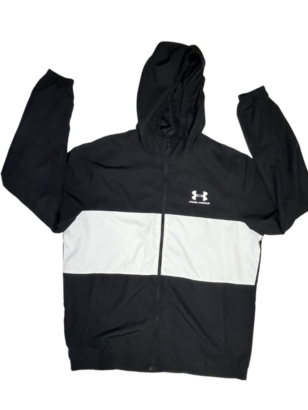 Under Armour Hooded Windbreaker Jacket Full Zip Lightweight